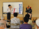 交通安全教室：福井市交通巡視員